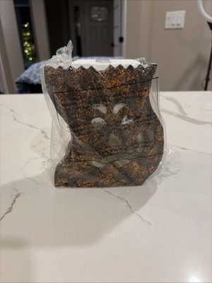 Partylite Haunted Luminary Pumpkin Tea light Halloween 