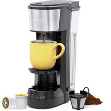CHEFMAN Single Serve Coffee Maker, K Cup Comp...