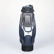 Pro Cart Golf Bag 14-Way + Premium T-Lock • 9 Pockets • Navy/Gray • BRAND NEW!!!