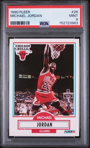 1990 FLEER #26 MICHAEL JORDAN PSA 9
