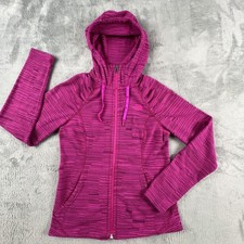 The North Face Jacket Womens XS Pink Hooded Full Zip Polyester Athletic Hoodie