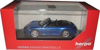 Herpa 070997 Porsche 911 Carrera S Cabrio 991 Ii Saphirblaumet. 1:43