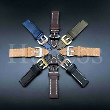 Cinturino in pelle nero orologio 20 22 24 26 mm adatto per Omega Speed Master James