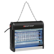 FLY KILLER WITH BLUE LED STYLE LAMPS INSECT ZAPPER INSECTOCUTOR 50 SQ METRE 15W