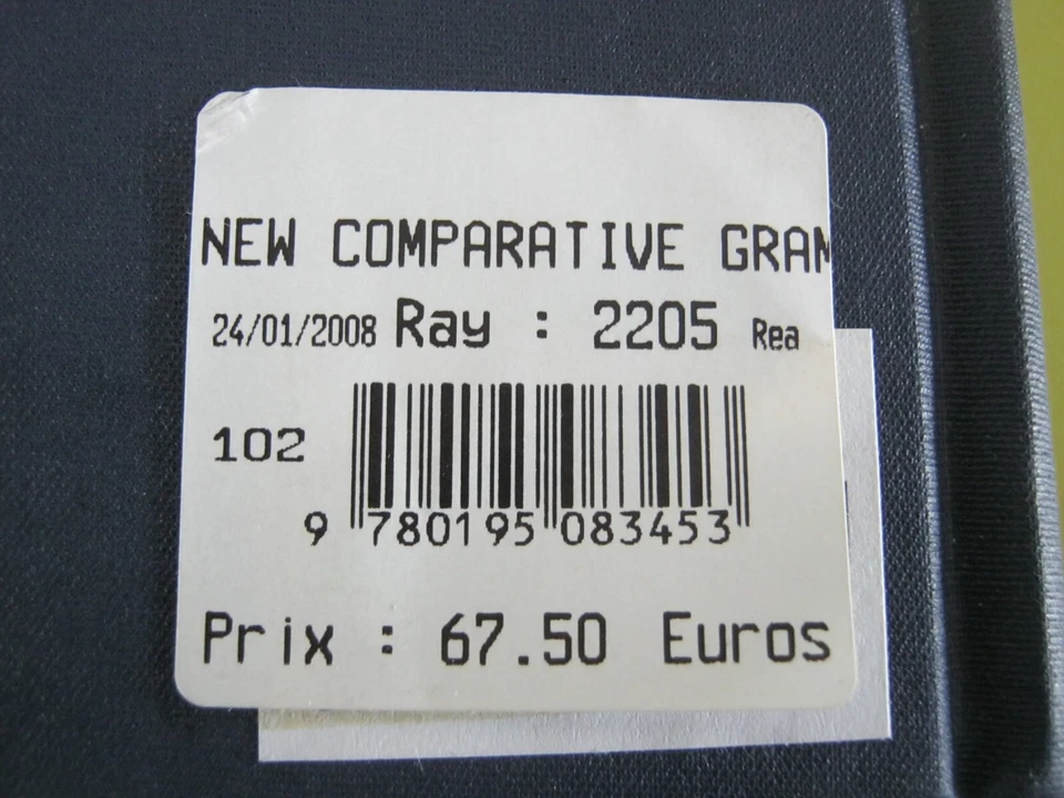 New Comparative Grammar of Greek and Latin Buch Oxford University Press Inc - Photo 3/4