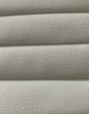 MARINE GRADE 54" Seafox Light Gray Quilted Vinyl Fabric Auto Upholstery ES032