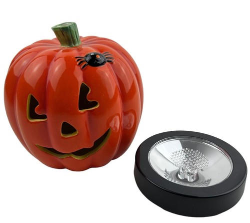 Hallmark Halloween Jack-O-Lantern 5" Multi Color Flashing Lights Original Box - Picture 4 of 12