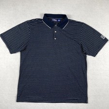 PGA Tour Polo Shirt Mens XL Blue Casual Golf Workwear Preppy Travel Vacation