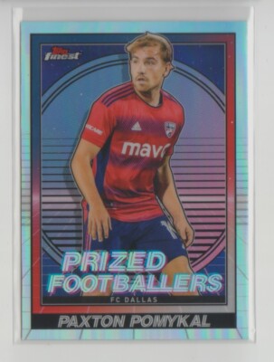 2022 Finest MLS Prized Footballers #PF9 Paxton Pomykal - Flat S/H