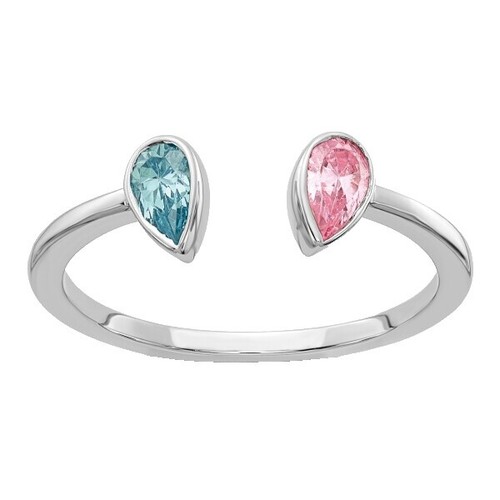 tormalina blu e argento dorato - Marisa Becca