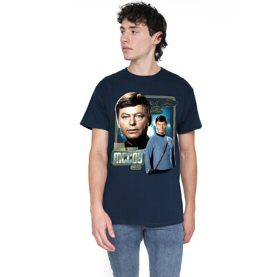 STAR TREK DOCTOR MCCOY Licensed Adult Men's Graphic Tee Shirt SM-5XL