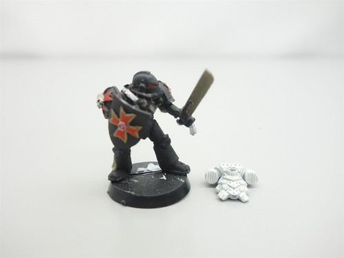 Warhammer 40K Marines Espaciales - MKIV con almohadillas Templarias Negras (era Rogue Trader) - Imagen 3 de 4