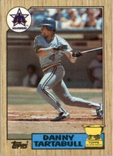 1987 Topps #476 Danny Tartabull All-Star Rookie Gold Cup Seattle Mariners