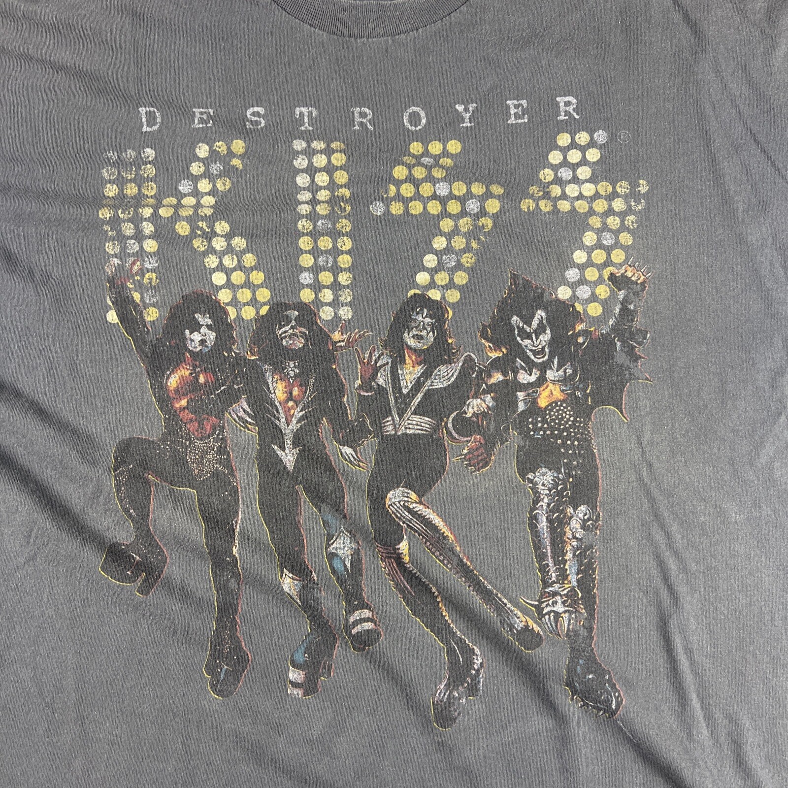 2007 Kiss Band Shirt XXL 30 Years Of Destruction Gem