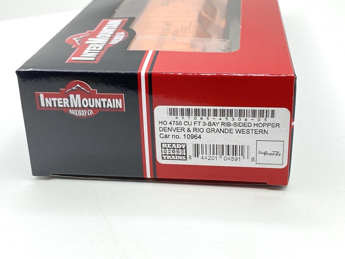 Ready Track Intermountain HO PS 4750 Covered Hopper Rio Ready Track Intermountain HO PS 4750 Covered Hopper Rio
