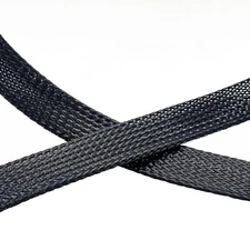 PET Expandable Braided Sleeving 25Ft-3/4 inch Wire Loom, Aibole Braided Cable...