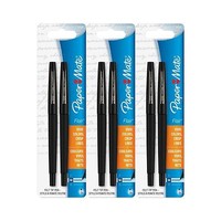 Paper Mate Flair Porous Felt Tip Pens Medium Point Black Ink (6... Free Shipping Paper Mate Flair Porous Felt Tip Pens Medium Point Black Ink (6... Free Shipping