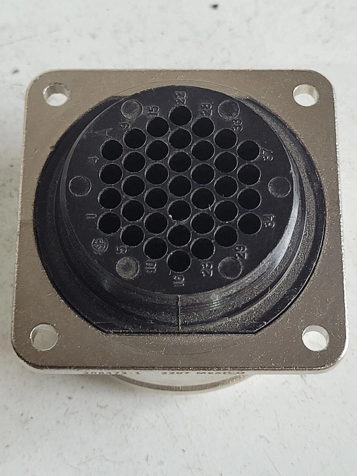 TE Connectivity CIRCULAR CONNECTOR 37-Contacts Socket, Male, Straight 208473-1 - Image 2 of 4