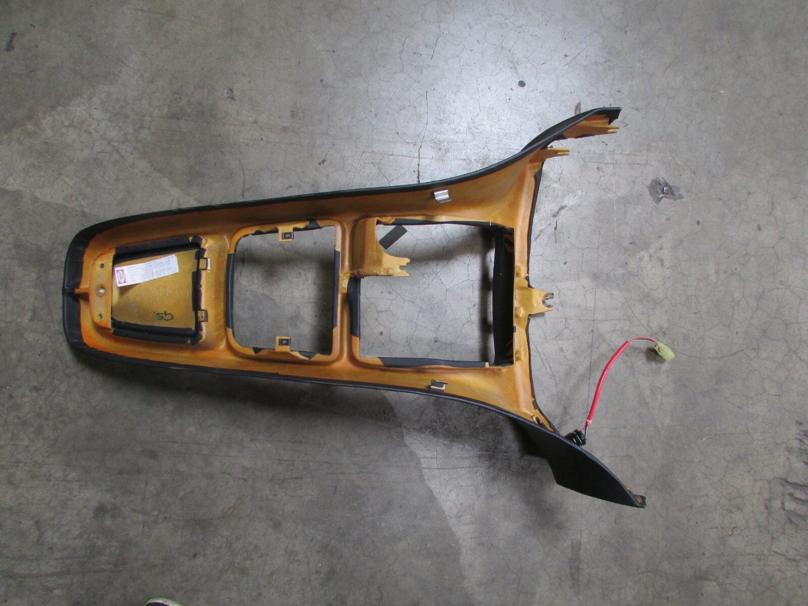 Ferrari 456, Front Console Trim, Blue, Used, P/N 654625..