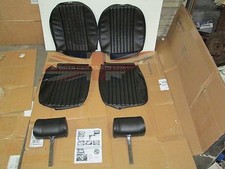 New Front Seat Covers Upholstery Mgb 1973-80 W Complete Headrests Made In Uk New Front Seat Covers Upholstery Mgb 1973-80 W Complete Headrests Made In Uk