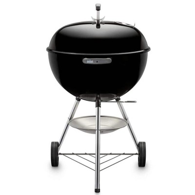 Weber Charcoal Grill 22'' Porcelain Removable Ash Catcher Chrome-Plated Steel