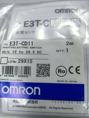OMRON E3T-CD11 Photoelectric Sensor Switch E3TCD1 New In Box Expedited Shipping