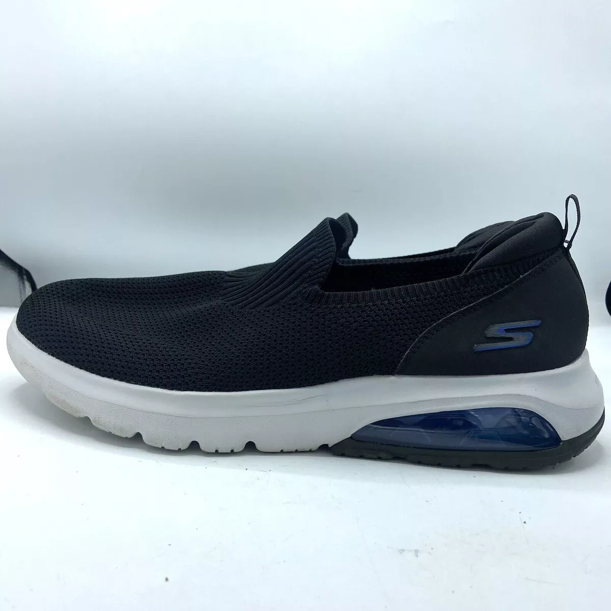 Skechers Go Walk Skech Air Goga Mat Comfort Shoes Black 54490 Mens Size 13