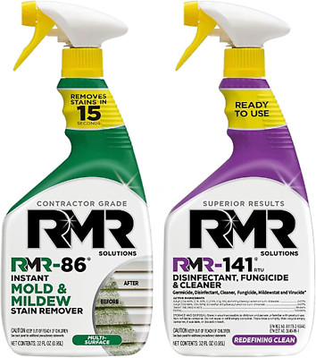 Complete Mold Killer & Stain Remover Bundle - Mold and Mildew Prevention Kit,...