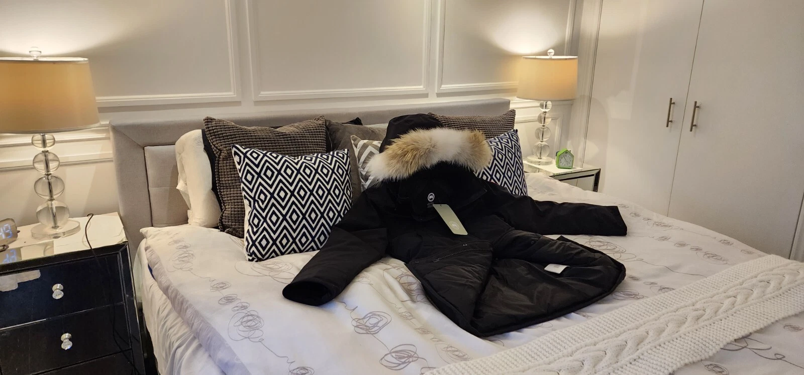 ULTIMA GIACCA PARKA ARTICO GRANDE "BLACK" "GREY LABEL" CANADA GOOSE TRILLIUM