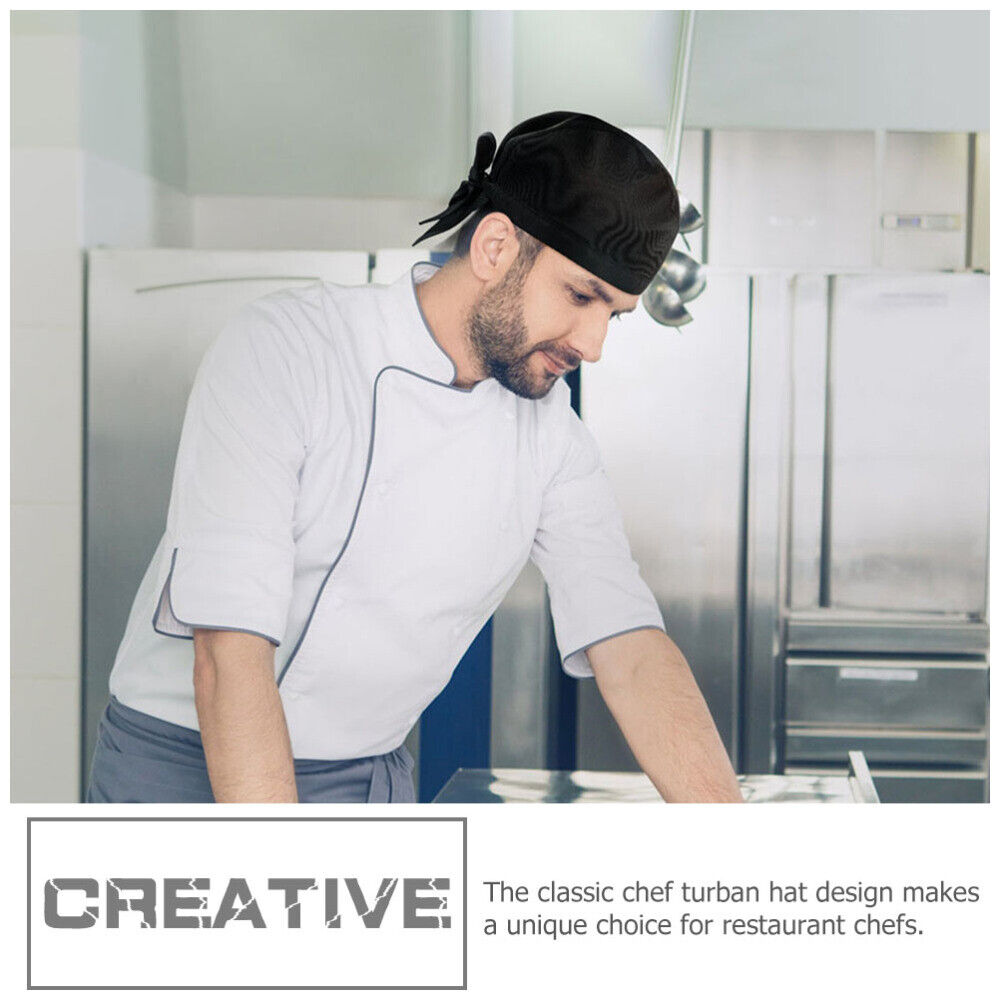 1Pc mens cap BBQ cooking hat Chef Beanie Unique Fashion Serve baker