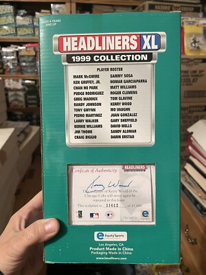 Headliners XL 1999 Kerry Wood Chicago Cubs Ltd.Edition #11612