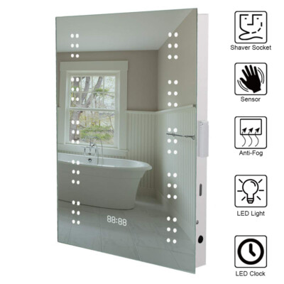 Bathroom Mirror Light With Motion Sensor Shaver Socket – Everything ...