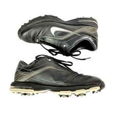 Nike Golf Air Tac Leather Athletic Shoe Sneaker 379224-001 Men Size 9.5 Nikeair