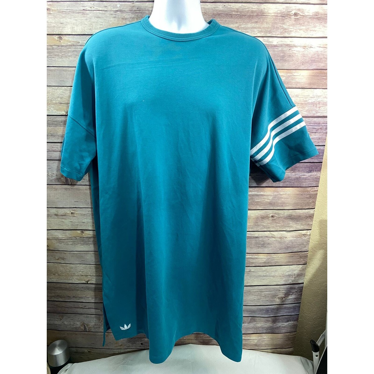 adidas Originals Adicolor Neuclassics Tee Dress Blue Large