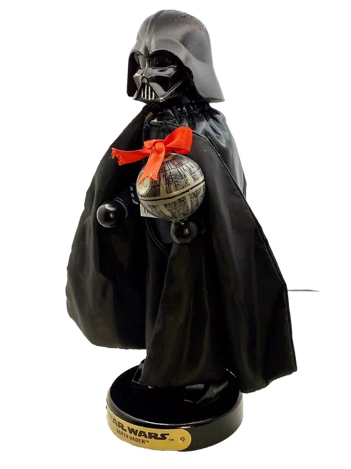 Star Wars Darth Vader with Death Star Nutcracker 10 In Lucas Films Kurt Adler - Image 4 of 4
