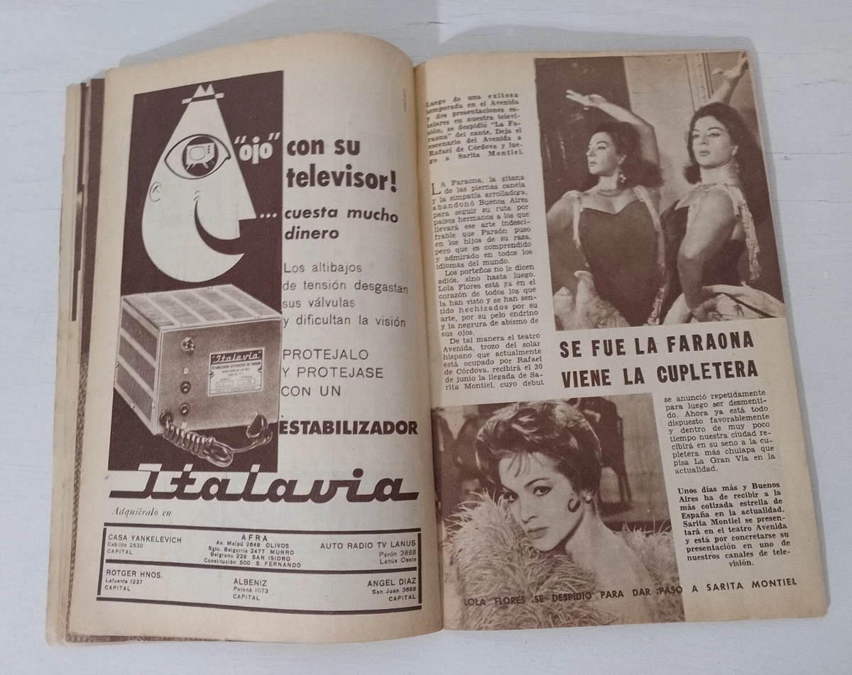 LOLA FLORES BRIGITTE BARDOT Spanish Magazine Argentina 1960 eBay