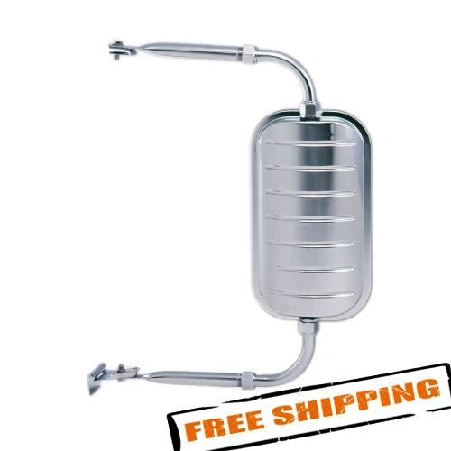 K-Source H3541 Universal Truck Mirror Junior West Coast Mount - 6" x 11"