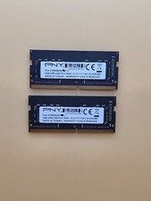 PNY 8GB x 2 Total 16GB DDR4 2400 PC4-19200 CL17 1.2V SODIMM Laptop Ram
