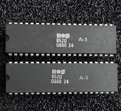 8520A-1 MOS/CSG ODD EVEN (2 X) From An AMIGA 500 Rev.6A #08 88