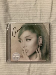 Ariana Grande Positions CD Signed Autograph In Hand Ship ...