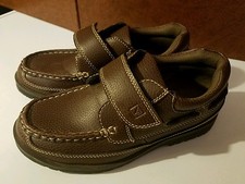 Sperry top sider boys non lace 4.5 brown non marking monk strap