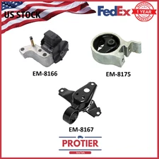 Engine Motor & Trans. Mount Set for 1995-1999 Toyota Tercel 1.5L Auto 3 Speed