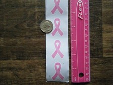 50 Breast Cancer Awareness "PINK RIBBON" Stickers
