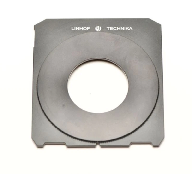 Linhof Technika : Plaque D’objectif D’origine 9,5 Cm – Pour Appareil Photo Argentique, Made In Germany