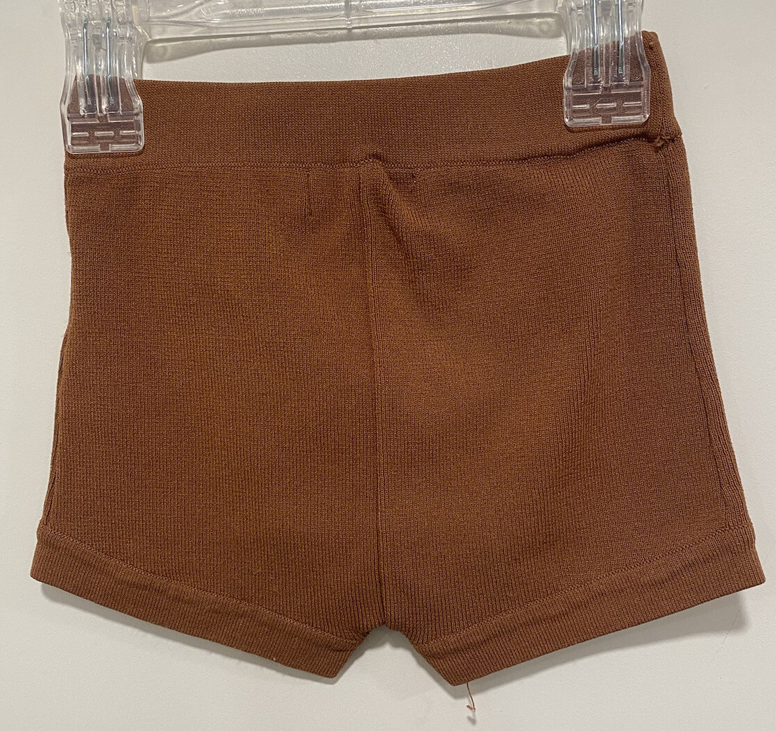 Sweet Threads Adorable Camel Color Knit Shorts Kids Size 3