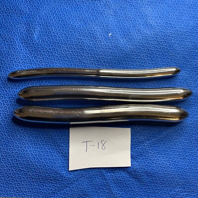 Lot Of 3 Codman  Hegar Uterine Dilator #11/12 #17/18 #19/20