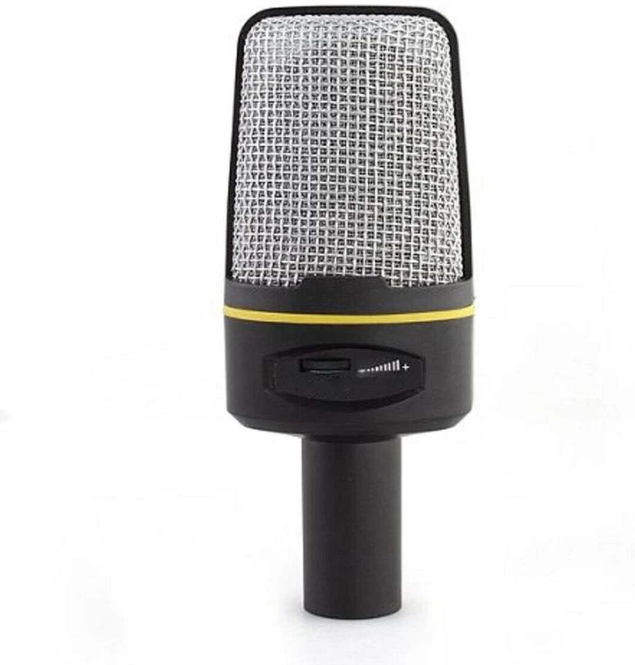 Microfono a condensatore treppiede da tavolo cavo jack pc notebook chatQY920 - Immagine 2 di 4