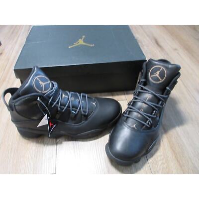 Nike Air Jordan Winterized 6 Rings Black Boots Shoes 414845