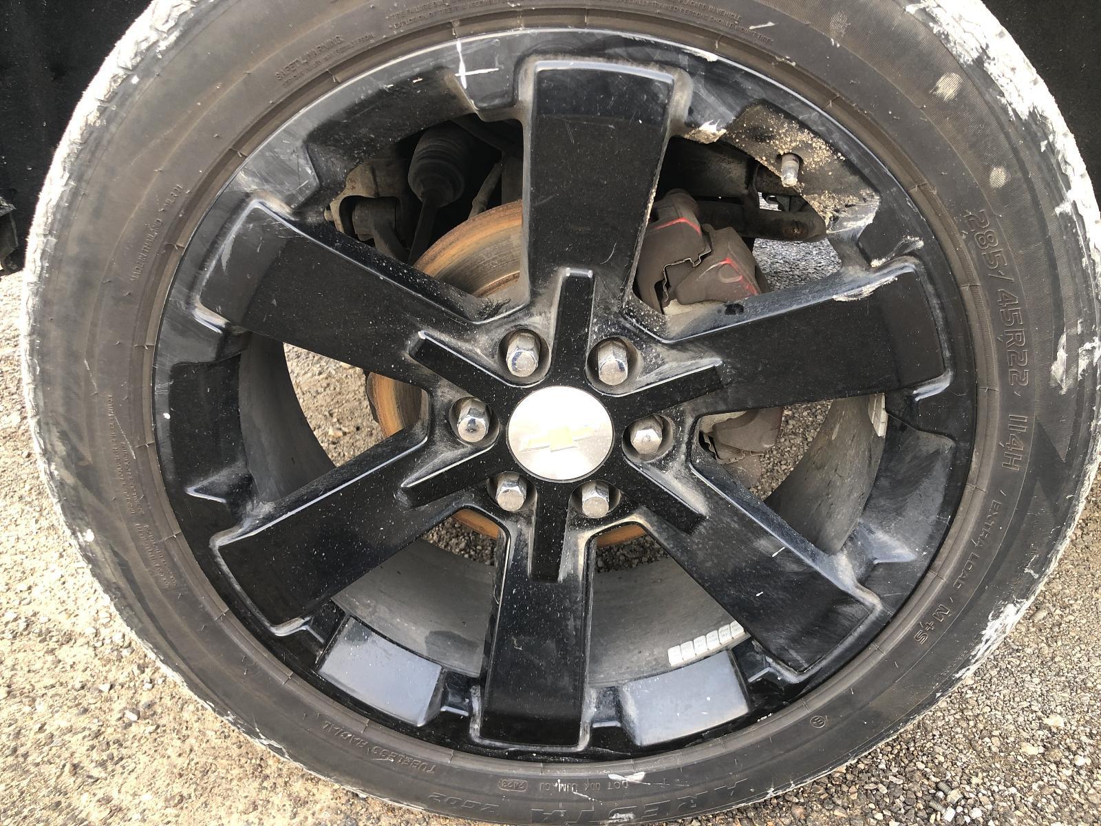 2014-2018 SIERRA SILVERADO 22x9 Black 6 Spoke Single Wheel Rim Opt SEV    923821