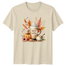 Kaffee = & Kühler = Wetter T-Shirt Pumpkin Spice
